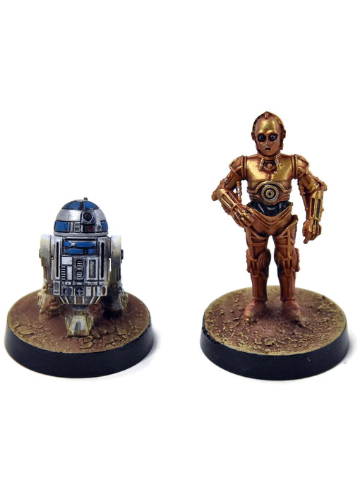 STAR WARS LEGION C-3PO & R2D2 #1 PRO PAINTED rebels