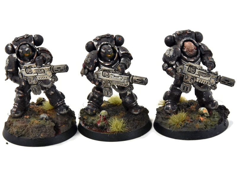 Games Workshop SPACE MARINES 3 Primaris Eradicators #1 PRO PAINTED Warhammer 40K iron hands