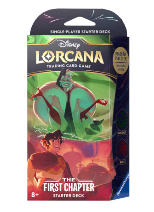 Disney Lorcana The First Chapter Starter Deck - Daring and Deception
