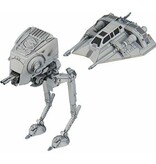 Bandai Bandai Star Wars Vehicle Model 008 AT-ST & Snowspeeder