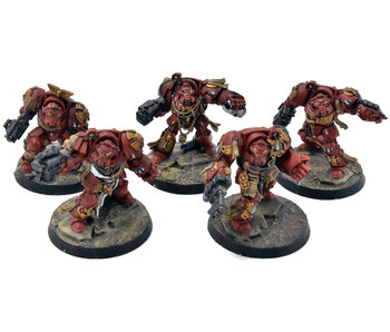 BLOOD ANGELS 5 Terminator Squad #2 WELL PAINTED Warhammer 40K