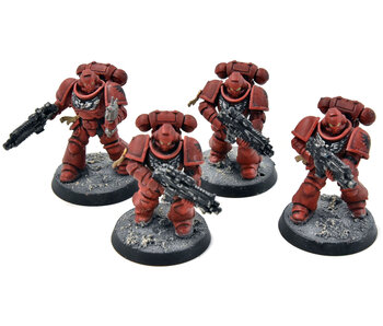 BLOOD ANGELS 4 Primaris Intercessors #1 WELL PAINTED Warhammer 40K