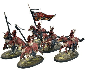 SOULBLIGHT GRAVELORDS 5 Blood Knights #2 WELL PAINTED Sigmar