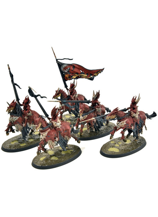 SOULBLIGHT GRAVELORDS 5 Blood Knights #2 WELL PAINTED Sigmar