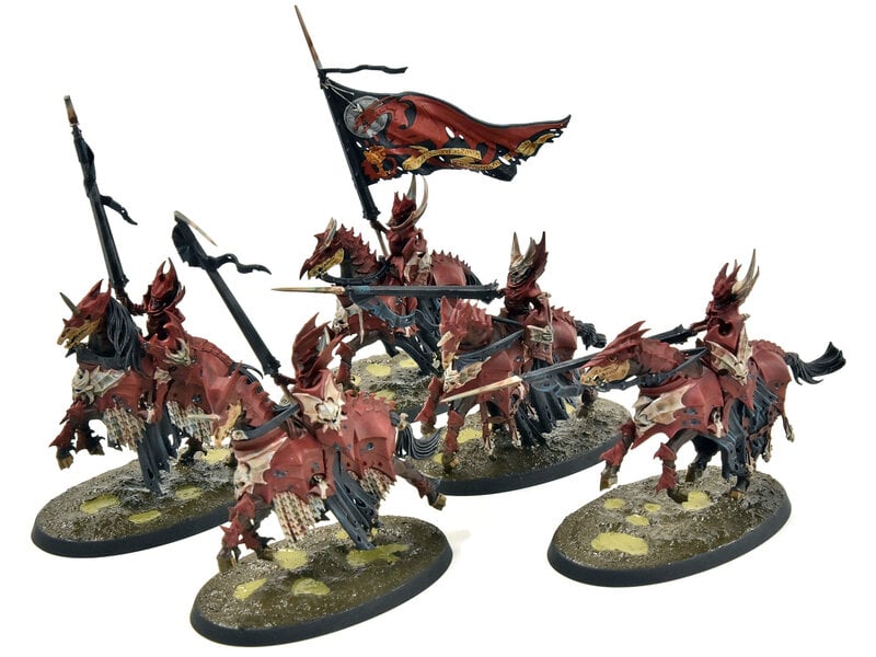 Games Workshop SOULBLIGHT GRAVELORDS 5 Blood Knights #2 WELL PAINTED Sigmar