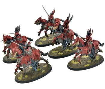 SOULBLIGHT GRAVELORDS 5 Blood Knights #1 WELL PAINTED Sigmar