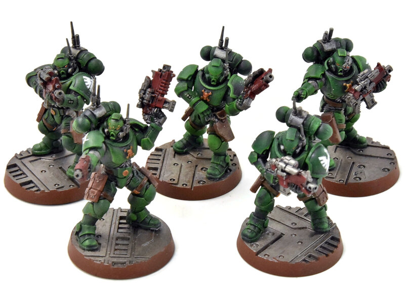 Games Workshop DARK ANGELS 5 Infiltrators #1 WELL PAINTED Warhammer 40K