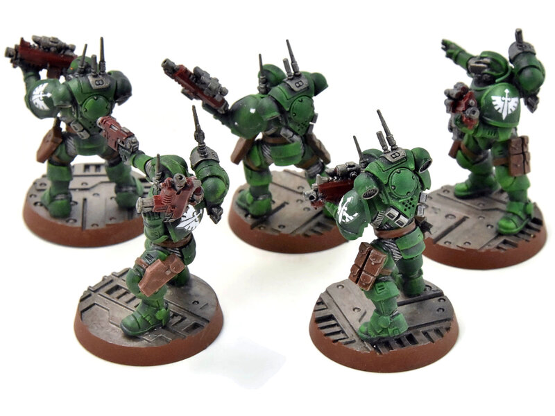 Games Workshop DARK ANGELS 5 Infiltrators #1 WELL PAINTED Warhammer 40K