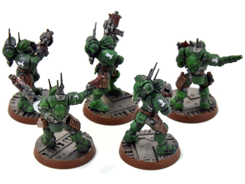 Games Workshop DARK ANGELS 5 Infiltrators #1 WELL PAINTED Warhammer 40K