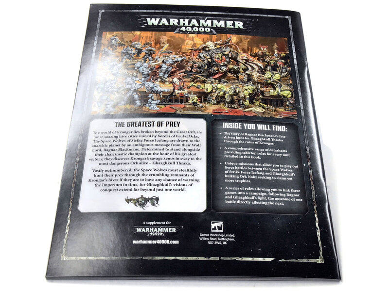 Games Workshop WARHAMMER Prophecy of The Wolf USED Good Condition