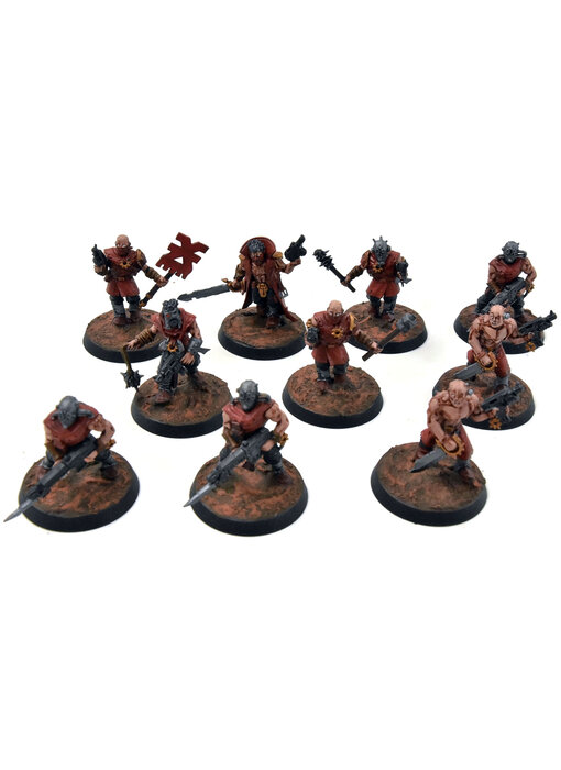 CHAOS SPACE MARINES 10 Cultists #1 WELL PAINTED Warhammer 40K