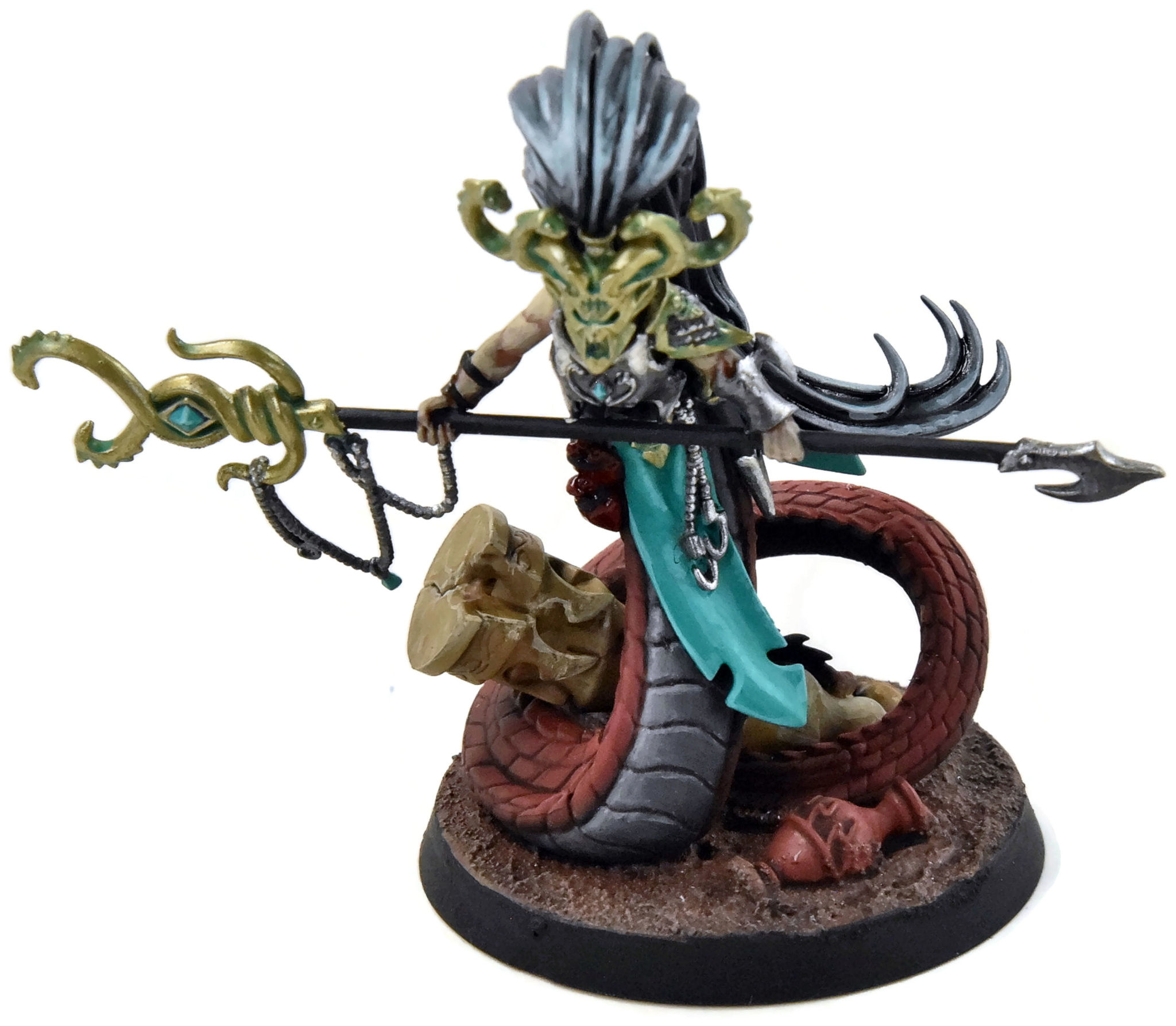 Warhammer AoS - Daughters Of Khaine : Melusai Ironscale - Figurine à Assembler Et Peindre
