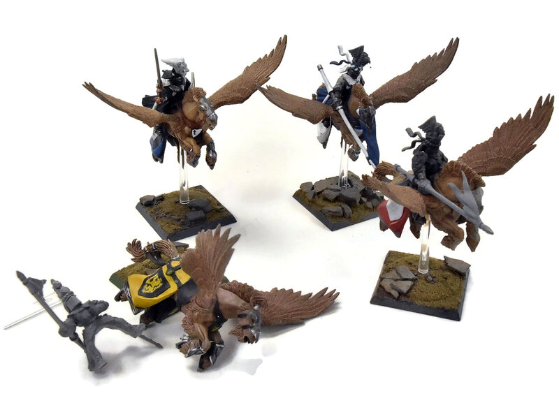 Games Workshop BRETONNIA 4 Pegasus Knights #1 Warhammer Fantasy