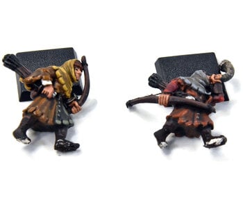 BRETONNIA 2 Peasant Bowmen #1 METAL Warhammer Fantasy