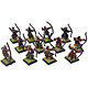 BRETONNIA 12 Peasant Bowmen #2 WELL PAINTED Warhammer Fantasy