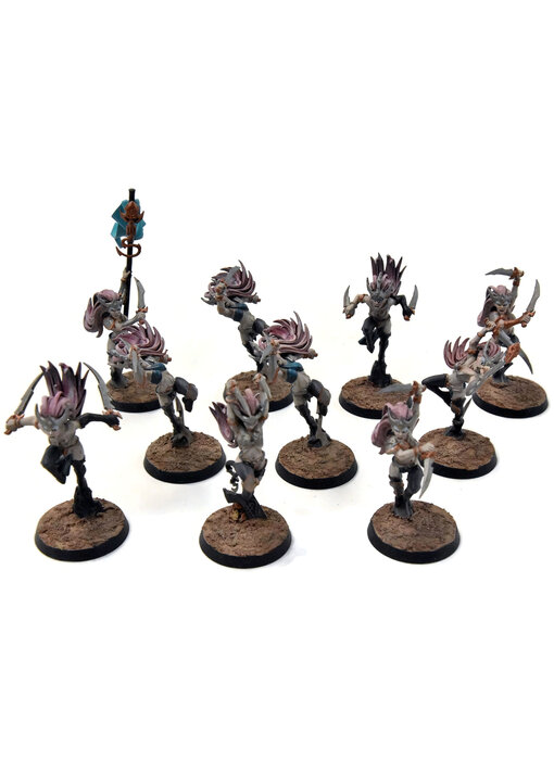 DAUGHTERS OF KHAINE 10 Witch Elves #2 WELL PAINTED Sigmar