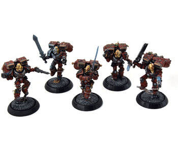BLOOD ANGELS 5 Assault Squad #1 WELL PAINTED Warhammer 40K