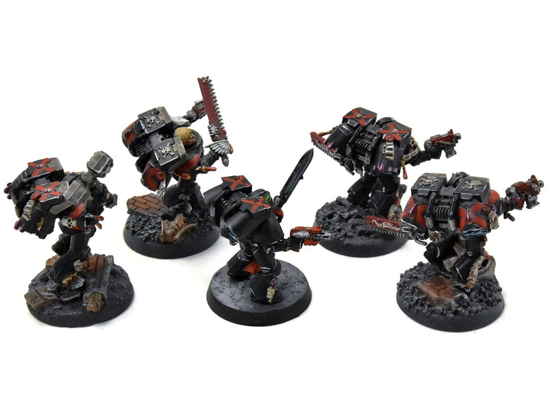 Games Workshop BLOOD ANGELS 5 Death Company #2 WELL PAINTED Warhammer 40K