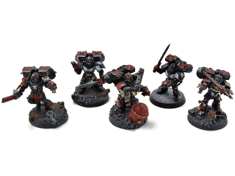 Games Workshop BLOOD ANGELS 5 Death Company #1 WELL PAINTED Warhammer 40K