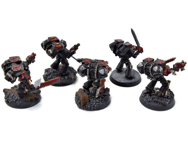 Games Workshop BLOOD ANGELS 5 Death Company #1 WELL PAINTED Warhammer 40K