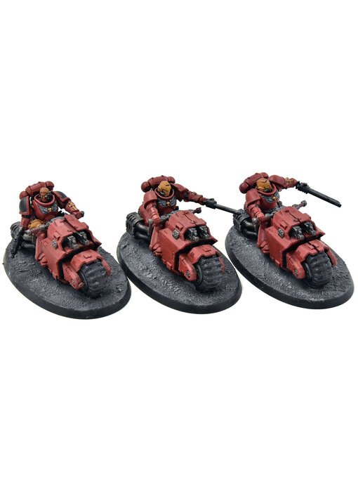 BLOOD ANGELS 3 Outrider #1 WELL PAINTED Warhammer 40K Outriders