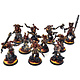 CHAOS SPACE MARINES 10 Khorne Berzerkers Converted #1 WELL PAINTED World Eaters