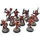 CHAOS SPACE MARINES 10 Khorne Berzerkers OOP #5 Warhammer 40K World Eaters