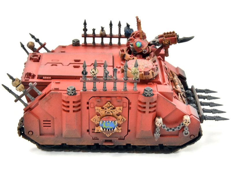 Games Workshop CHAOS SPACE MARINES Rhino Tank #2 PRO PAINTED Warhammer 40K World Eaters