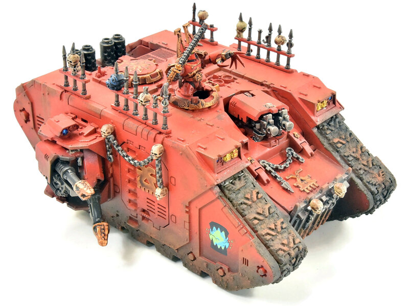 Games Workshop CHAOS SPACE MARINES Land Raider #1 WELL PAINTED Warhammer 40K World Eaters