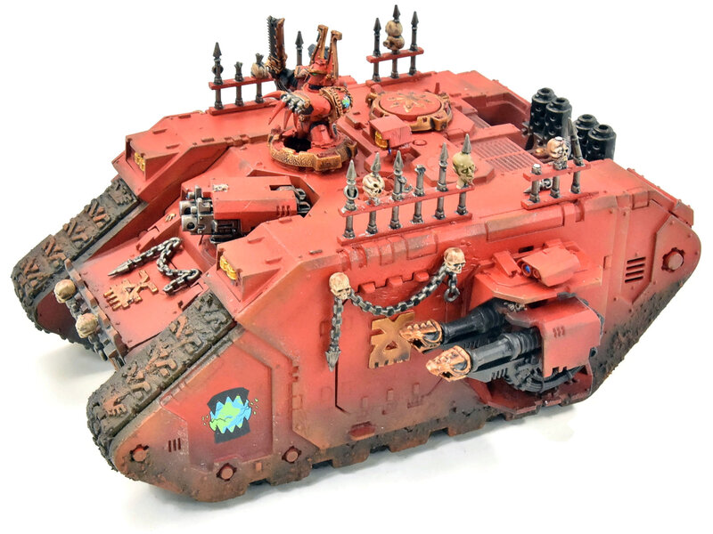 Games Workshop CHAOS SPACE MARINES Land Raider #1 WELL PAINTED Warhammer 40K World Eaters