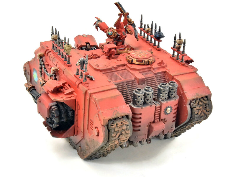 Games Workshop CHAOS SPACE MARINES Land Raider #1 WELL PAINTED Warhammer 40K World Eaters