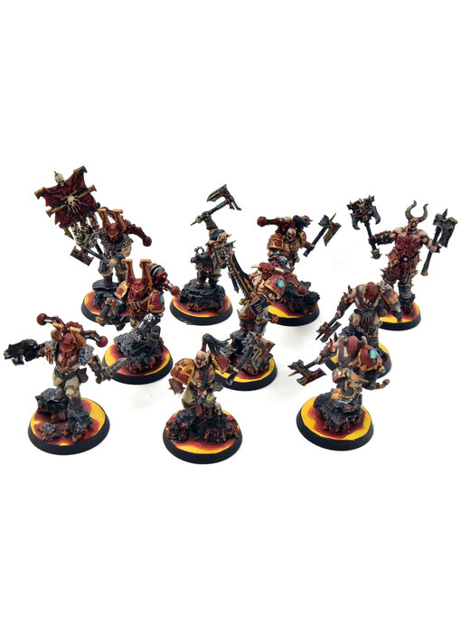 CHAOS SPACE MARINES 10 Khorne Berzerkers Converted #2 1 arm missing World Eaters