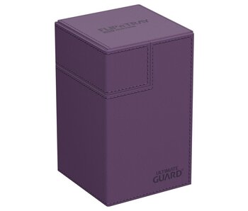 Ultimate Guard Flip N Tray Deck Case Monocolor Purple 100+