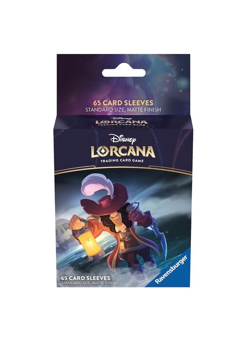 Disney Lorcana Card Sleeves - Captain Hook (65-Pack)