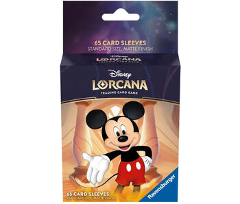 Disney Lorcana Card Sleeves - Mickey Mouse (65-Pack)