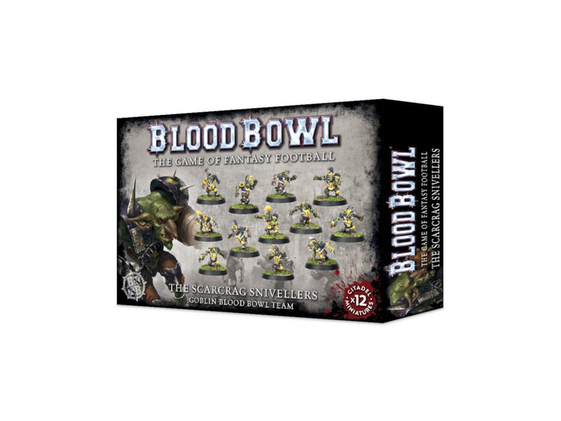 Games Workshop Blood Bowl The Scarcrag Snivellers / Goblins Team
