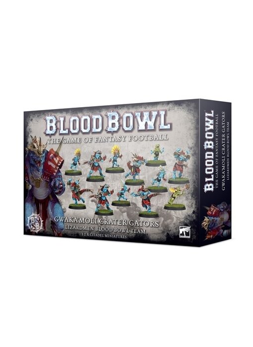 Blood Bowl Gwaka'moli Crater Gators Lizardmen Team