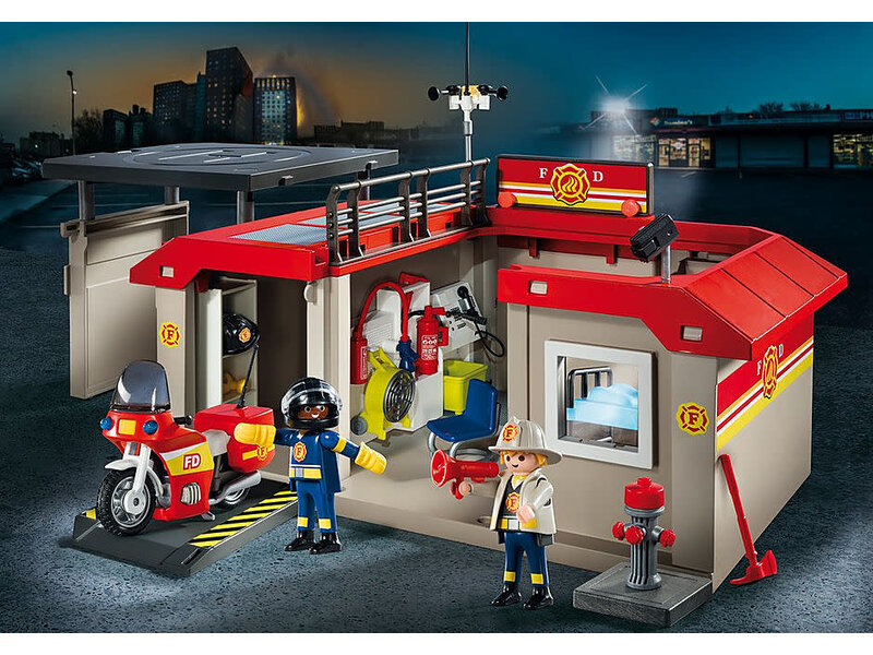 Playmobil Take Along Fire Station (5663)