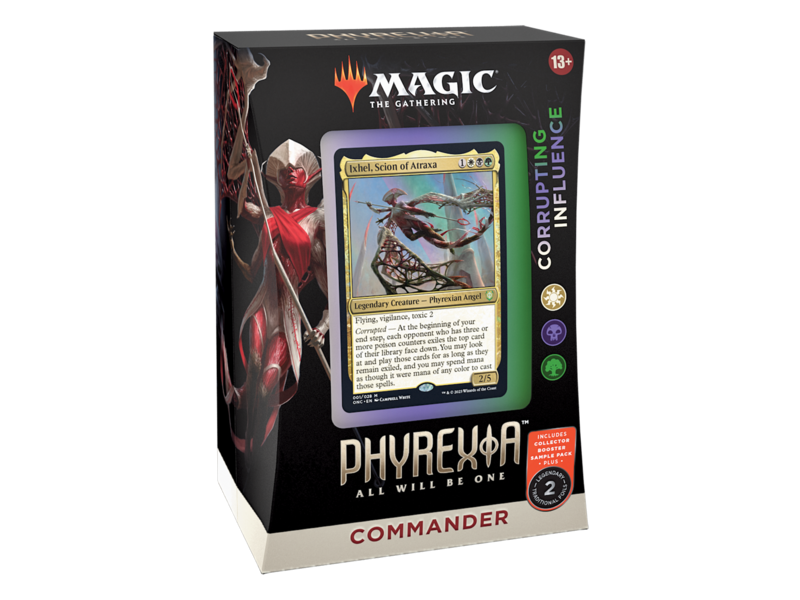 Magic The Gathering MTG PHYREXIA All Will Be One - Corrupting Influence Commander