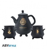 Harry Potter Teapot With Hogwarts Cauldrons Set