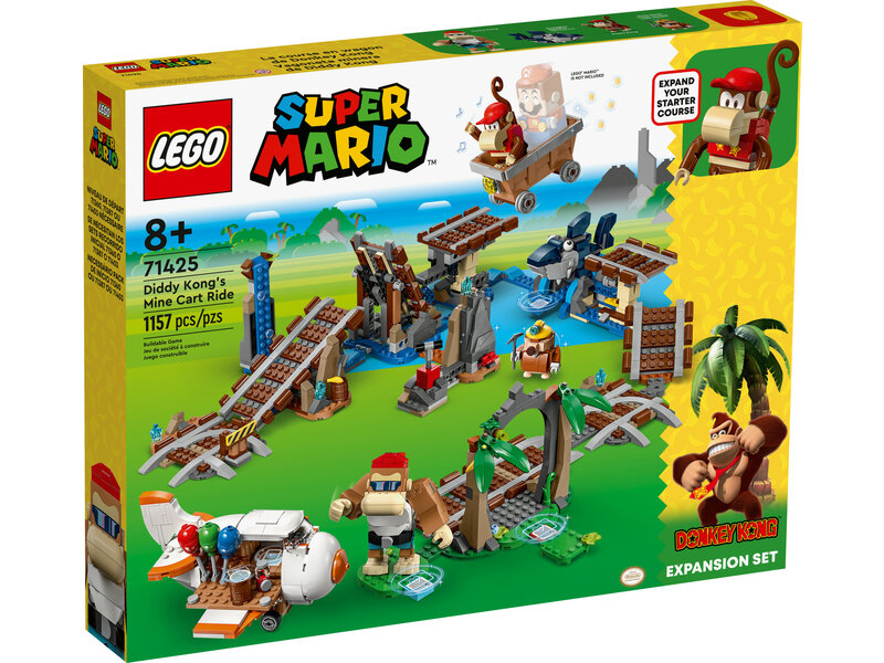 LEGO LEGO Diddy Kong's Mine Cart Ride Expansion Set (71425)