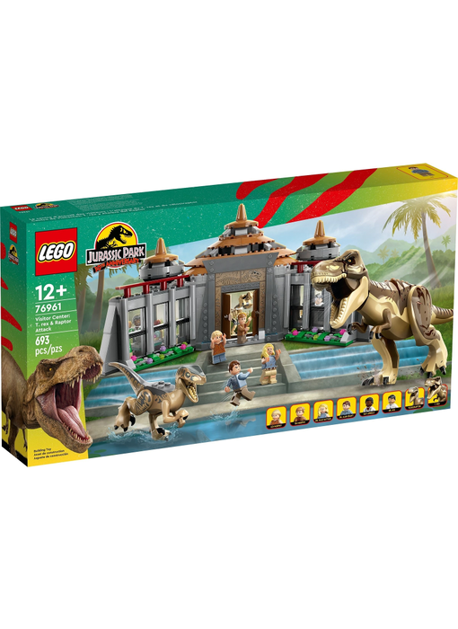 LEGO Visitor Center: T. rex & Raptor Attack (76961)