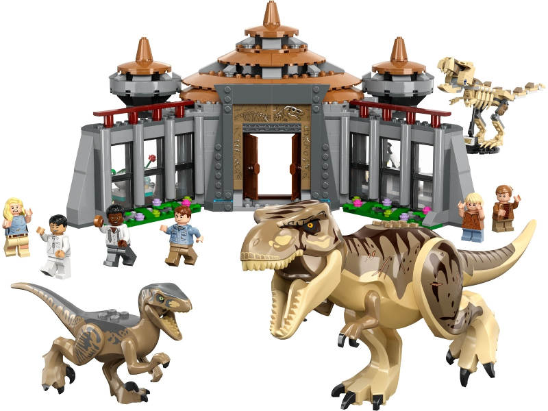LEGO LEGO Visitor Center: T. rex & Raptor Attack (76961)
