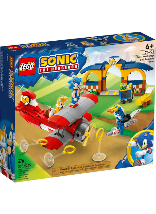 LEGO Tails' Workshop and Tornado Plane (76991)