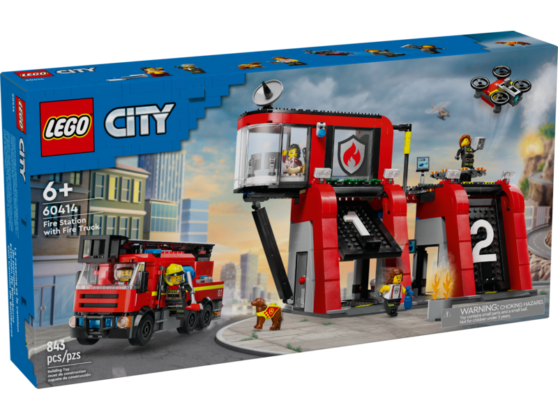 LEGO LEGO Fire Station with Fire Truck (60414)