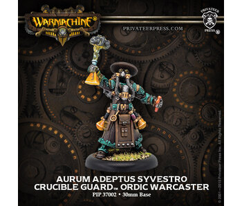 Crucible Guard - Aurum Adeptus Syvestro Warcaster (Metal/Resin) (PIP 37002)