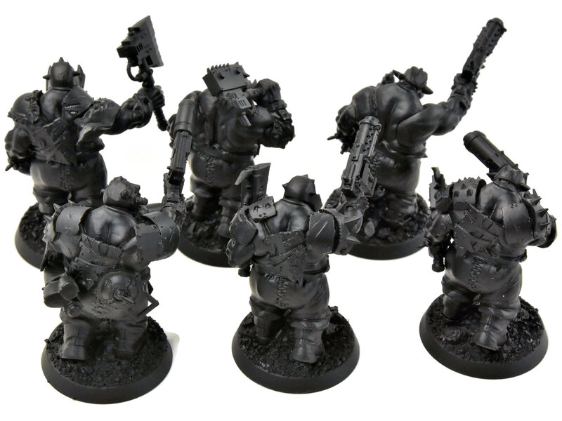 Games Workshop ORKS 6 Nobz Converted #9 Warhammer 40K