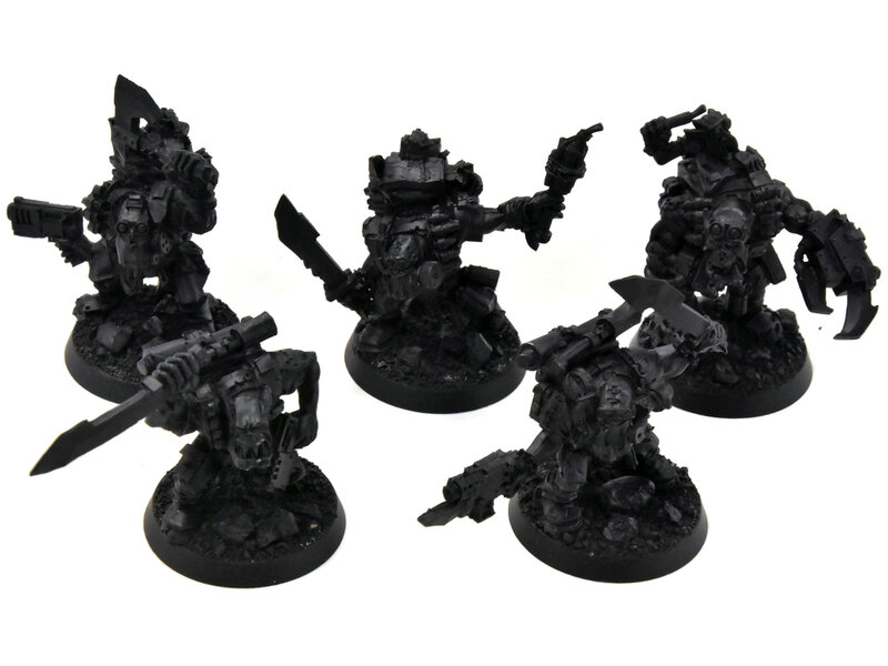 Games Workshop ORKS 5 Kommandos #1 Warhammer 40K Finecast