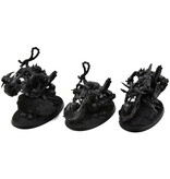 Games Workshop ORKS 3 Warbikers Mob #1 Warhammer 40K