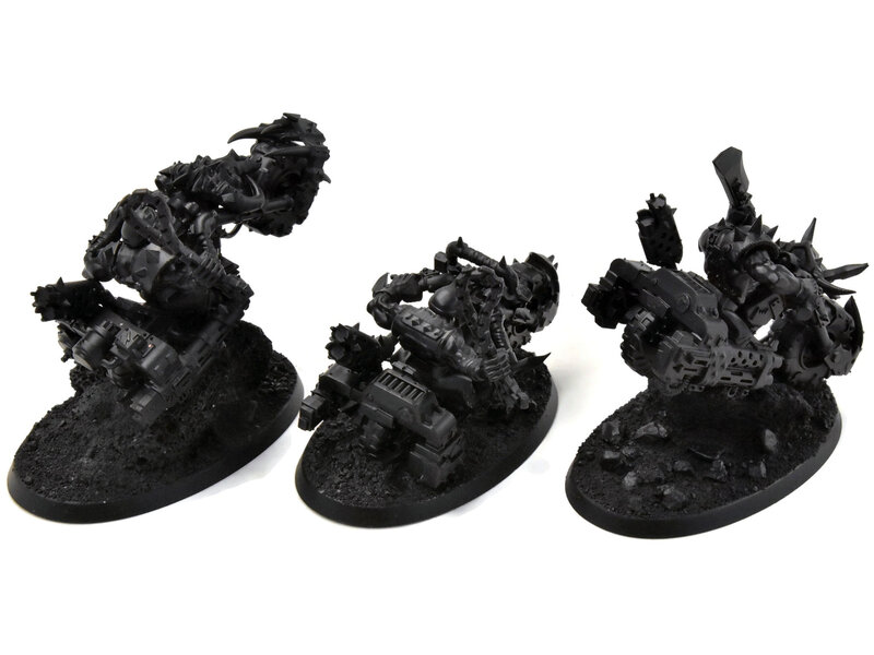 Games Workshop ORKS 3 Warbikers Mob #1 Warhammer 40K